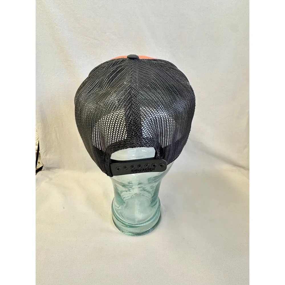 Richardson 168 Boundary Waters Prerolls Orange Grey Black Trucker Hat Mens OSFM